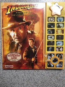 Brand NEW In Wrapper “Indiana Jones Large Sound Book Weber Hardcover” W/decoder - Picture 1 of 12