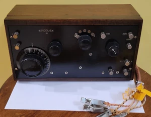 Antique 1924 CROSLEY MODEL 51 Regenerative Battery Operated Tube Radio - Picture 1 of 11