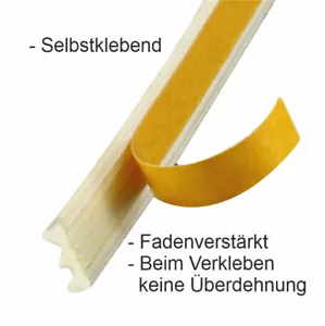 Fensterdichtung Türdichtung Dichtungsband selbstklebend Profil E - Bild 1 von 28