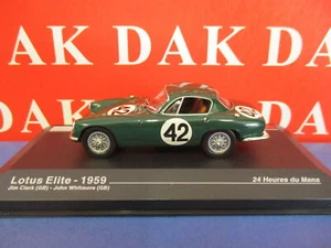 Die cast 1/43 Modellino Auto Lotus Elite 24H Le Mans 1959 J. Clark - Foto 1 di 4