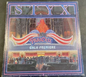 STYX Paradise Theater ETCHED VINYL SP-3719 A&M Records Vinyl LP Record -R70 EX - Picture 1 of 5