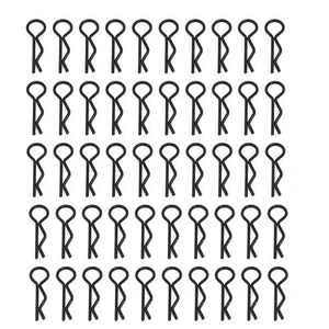 100pcs/set Car Shell Body R Buckle for 1/10 1/12 RC Model Car Spare Accessory - Picture 1 of 17