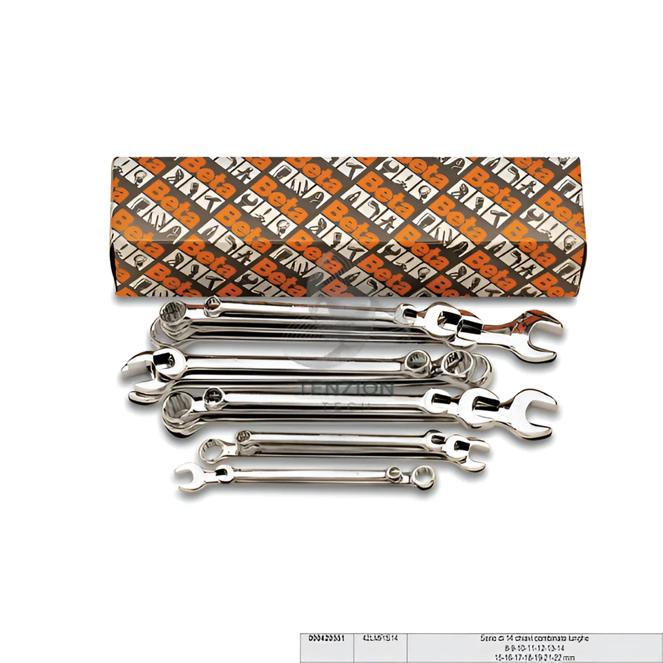 Set 14 Chiavi Combinate A Forchetta E Poligonale Lunghe 8-22mm - Beta 42LMP/S14 - Immagine 1 di 1