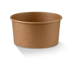 42oz PLA Coated KRAFT Salad Bowl 300 pcs - Picture 1 of 1