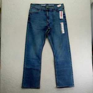 Jeans uomo Wrangler relaxed fit bootcut 36x34 misto cotone lavaggio medio nuovo - Foto 1 di 10