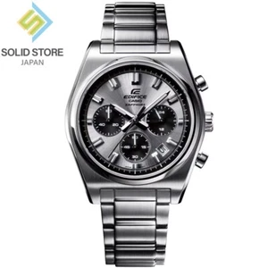 CASIO EDIFICE EFB-730DJ-7AJF Classic Sport Chronograph Watch Silver Dial 40mm - Picture 1 of 8