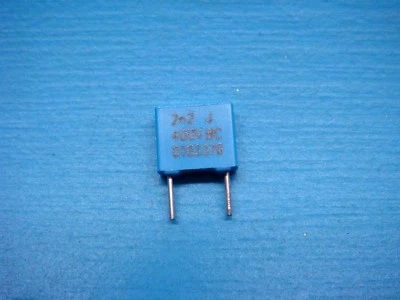 (50) BC COMPONENTS .0022uF 400V 5% MKT 370 CONDENSADOR RADIAL METALIZADO PELÍCULA POLIE Foto 1 de 4