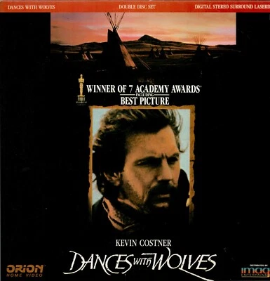 Dances With Wolves Laserdisc LD Kevin Costner 2-Disc Set Widescreen - Image 1 of 2