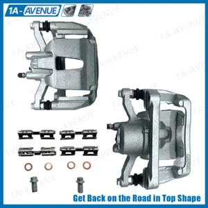 2PCS Rear Brake Calipers w/ Bracket For 2012-2016 Ford F-150 Lobo 2.7L 3.5L 5.0L - Picture 1 of 9