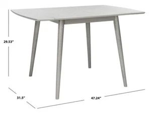 Safavieh KAYLEE EXTENSION DINING TABLE, Reduced Price 2172734833 DTB1403B - Picture 1 of 5
