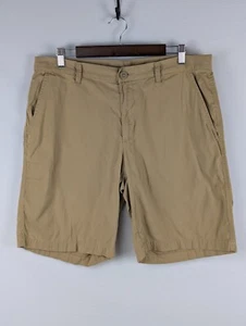 Columbia Classic Shorts Mens 36 Beige Tan Khaki Chino Flat Front - Picture 1 of 8
