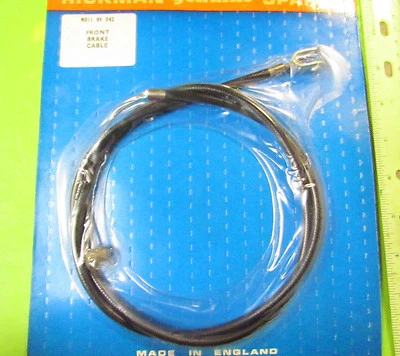 Cable de freno delantero Rickman Montesa Zundapp NOS 125 MX 250 73M p/n R011 05 042 Foto 1 de 3