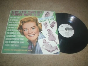 Alice Faye Sings Her Famous Movie Hits WL PROMO 1961 MONO Reprise LP - Bild 1 von 3
