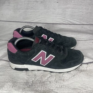 New Balance M1400ON Men’s 8.5 Black Burgundy Suede Shoes - Picture 1 of 8