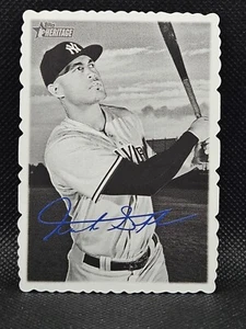 2018 Topps Heritage Giancarlo Stanton 1969 Topps Deckle Edge 16 New York Yankees - Picture 1 of 3