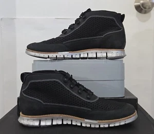 Cole Haan Grand.OS ZeroGrand Black Chukka Ankle Boots C20030 Men's Shoe Size 10 - Picture 1 of 12