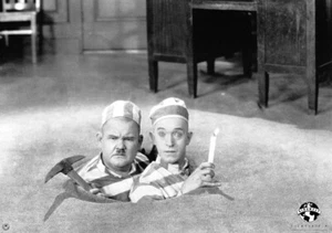 Dick und Doof - Laurel & Hardy ORIGINAL Aushangfoto "Titel unbekannt" KOMÖDIE - Bild 1 von 1
