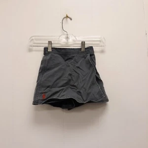 Girls ralph lauren skirt-size 4T-blue-short open front gray 100% cotton - Picture 1 of 9