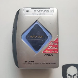 AIWA - FM/AM Stereo Cassette Player - Walkman - HS-RMI86 Only Radio Works - Picture 1 of 7