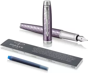 Parker IM Premium Fountain Pen Violet - Fountain Pen M, Ink Blue - 1931637 - Picture 1 of 6
