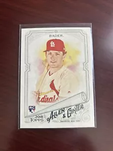 2018 Topps Allen & Ginter Harrison Bader L #319 RC St. Louis Cardinals *Mint* - Picture 1 of 2