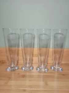 Michelob Specialty Ales & Lagers Etched Pilsner Beer Glasses Set Of Four - Picture 1 of 7