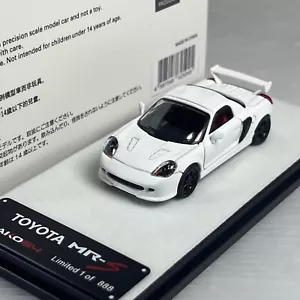 1/64 Peako PGM Toyota MR-S MRS MR2 1999 Customized Version White Ltd 888pcs - Picture 1 of 2