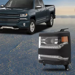 For 2016-2018 Chevrolet Silverado 1500 LED Headlight Headlamp w/DRL Left Driver - Bild 1 von 17