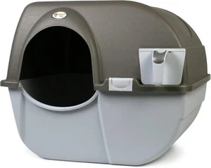 Omega Paw NRA15 Self Cleaning Litter Box Regular Size,Grey - Picture 1 of 8