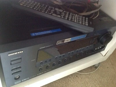 Onkyo TX-SR603X AMP 7-channel home theater receiver bundle with REMOTE - Image 1 of 4