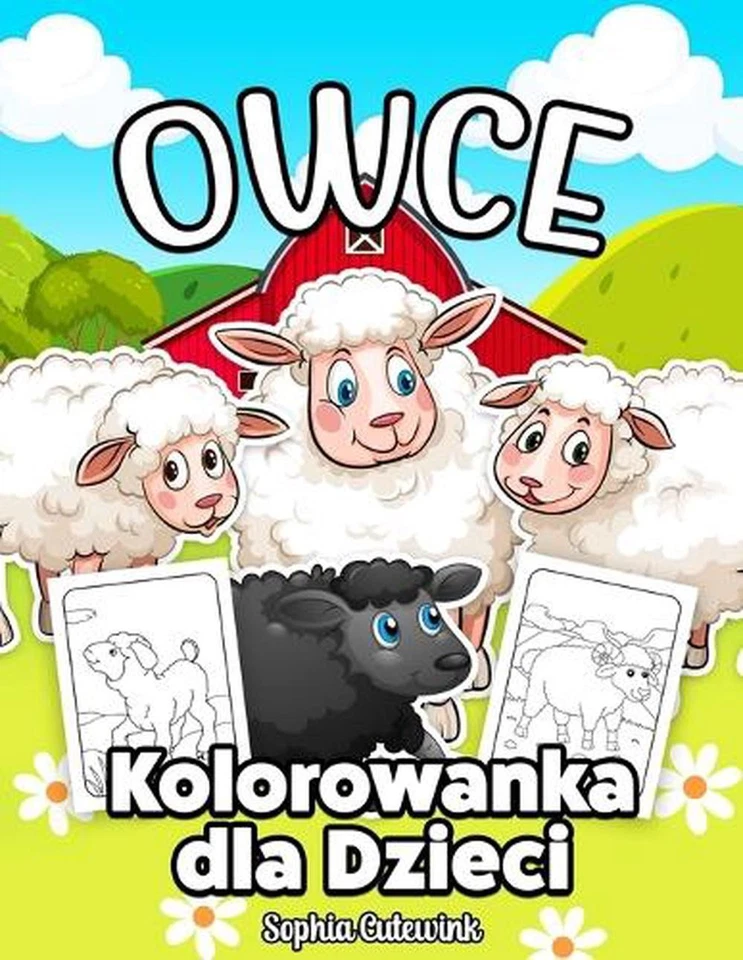 Owce Kolorowanka Dla Dzieci by Sophia Cutewink (Polish) Paperback Book - Image 1 of 1