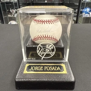🔥Jorge Posada New York Yankees Firmado Béisbol Autografiado Steiner Certificado de Autenticidad con Estuche🔥 - Imagen 1 de 5