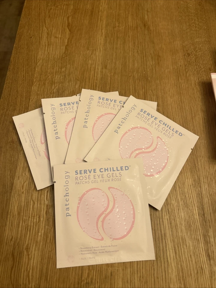 Patchology Serve Chilled Rose Eye Gels - 5 Pairs New Sealed - Image 1 of 1