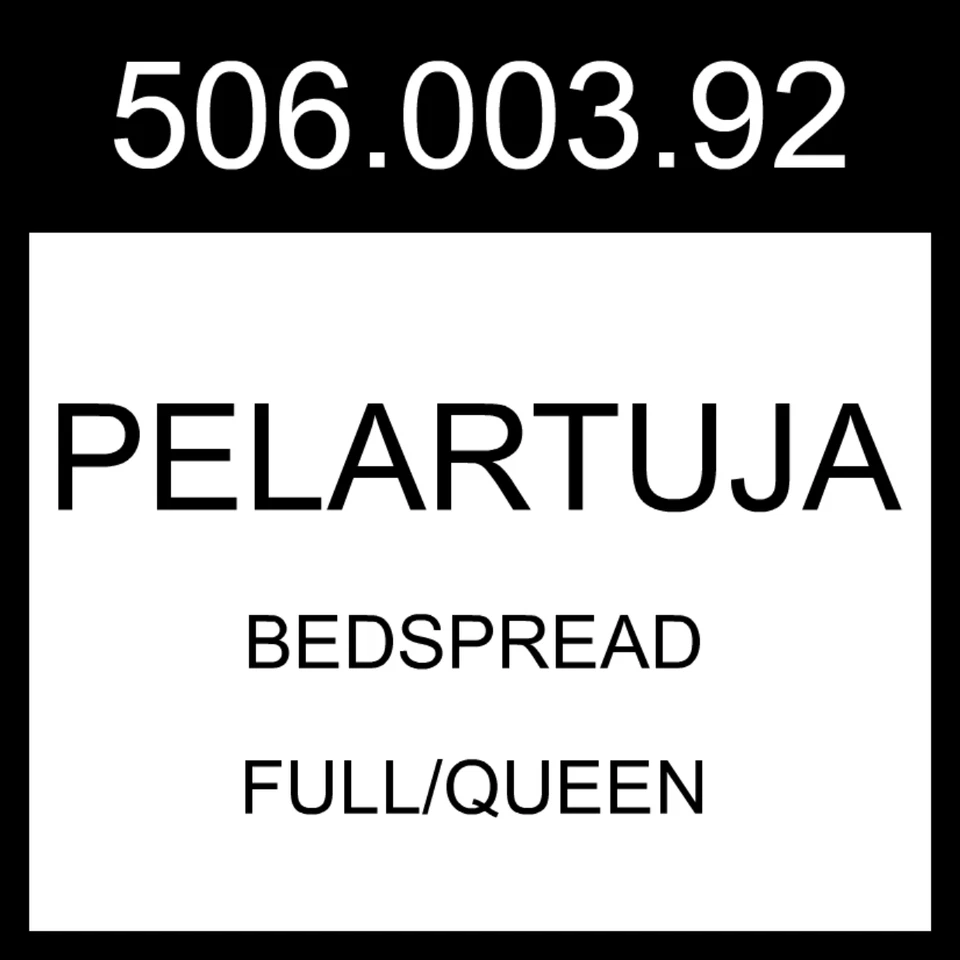 Colcha IKEA PELARTUJA Rojo-Marrón/Beige Completa/Queen 506.003.92 Foto 1 de 1