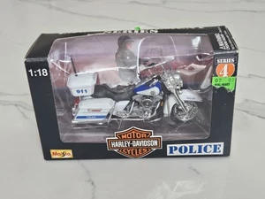 Maisto Harley Davidson 1998 serie de aplicación de la ley #4nypd escala 1:18 nuevo - Imagen 1 de 6