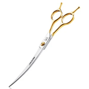 7.5" Curved Dog Grooming Scissors, Cats Grooming Shears Pets Trimming Kit for... - Picture 1 of 6