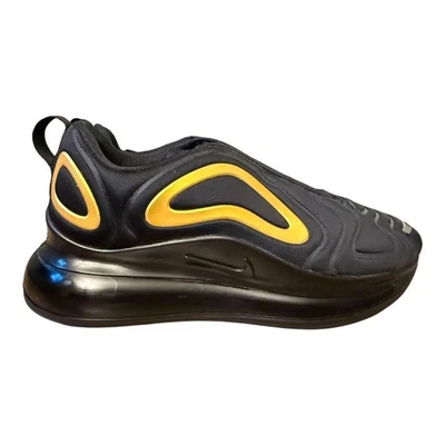 Nike Air Max 270 GS Black Metallic Gold Sneaker Youth Boys Girls size 5.5 - Image 1 of 4