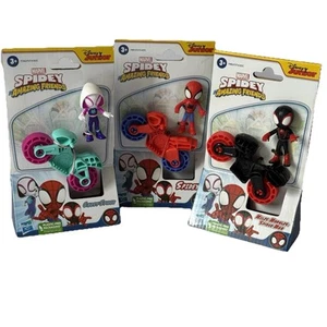 Marvel Spidey & His Amazing Friends Disney Jr Spidey*Ghost-Spider*Miles Morales - Picture 1 of 8