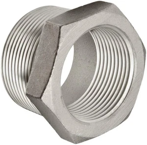 3/8 M X 1/4 F 316 Stainless Steel Pipe Bushing 27 Pieces - Picture 1 of 2