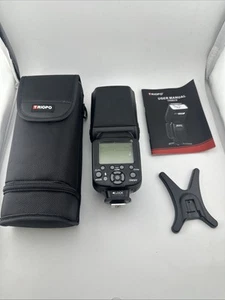 Triopo TR-982III/C Speedlite Master Flash HSS 1/8000s Auto Zoom Canon - Picture 1 of 14