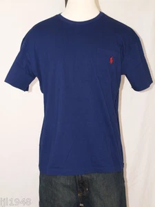 Polo Ralph Lauren Royal Blue Pocket T-Shirt Polo Pony S M L XL XXL NWT - Picture 1 of 1
