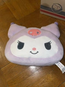 Sanrio Kuromi Character Face Pillow Cushion Pastel Lavender Kawaii Japan LA - Picture 1 of 5