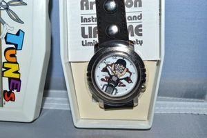 TAZMANIAN DEVIL 'BIKER DUDE' WATCH Quartz 1994 MIB - Picture 1 of 3