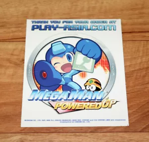 2006 Capcom Mega Man Powered Up Very Rare Sticker PlayStation PSP - Picture 1 of 4