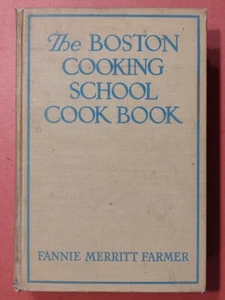 The Boston Cooking School Cookbook Fannie Merritt Farmer 1945 7th Edition WWII - Picture 1 of 10