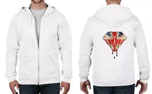T-Shirt Dripping Diamond Union Jack - Schmelzen Dope Swag Hipster Tumblr - Bild 1 von 1