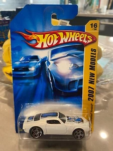 Pontiac Firebird 16/180 blanco Hot Wheels 2007 nuevos modelos '70 - Imagen 1 de 1