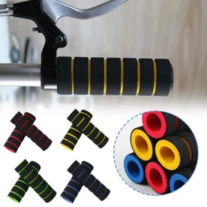Soft Bike Handle Bar Grips Hand Grip For MTB Cycle Bicycle-Scooter Road L6J6 - Picture 1 of 10