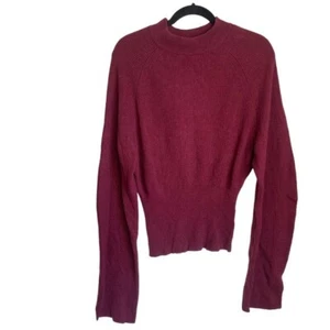 Nanushka Red Merino and Cashmere Arden Ribbed Crew Neck Pullover Sweater Size XS - Picture 1 of 11