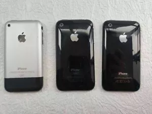 3pcs Apple iphone 2G 3G 3GS 8GB Unlocked mobile phone GOOD for Collection - Picture 1 of 15